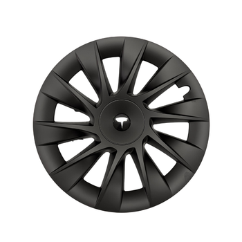 Tesla Model Y ROLLER Jant Kapa Seti 20 n, Mat Siyah Renk  (4 Adet Set Olarak Satlmaktadr.)