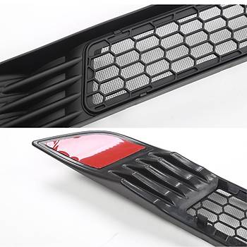 Tesla Model Y n Tampon Ortasna Taklan Temizlenebilen Izgara, Mat Siyah Renk