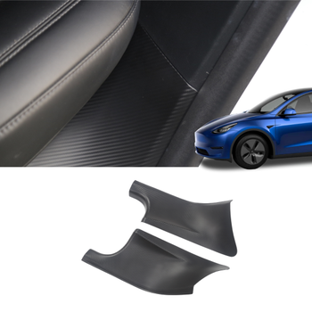 Tesla Model Y Arka Kaplar iin izilmez ve Dayankl Kap Eii Bakaliti, 2 Adet Set Olarak, 3D Karbon