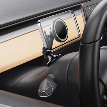 Tesla Model Y / Model 3 �n G���s Havaland�rmas�na Tak�lan Cep Telefonu Tutucu , Siyah Renk