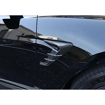 Tesla Juniper Yan Kamera ereve Kapa, HW4.0, 2 Adet Set Olarak, Mat Siyah Renk