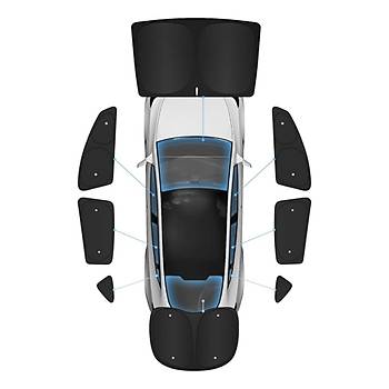 Tesla Juniper UV Korumal Gnelik Seti, 8 Adet Set Olarak, Siyah Renk