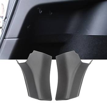 Tesla Model Y Arka Bagaj i Keleri Sa ve Sol Koruyucu Bakaliti, 2 Adet Set Olarak, Siyah Renk