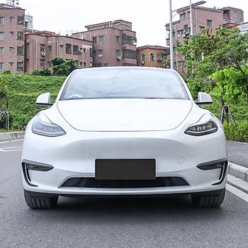 Tesla Model Y n Sis Lambas Ka Karbon Kaplama, 2 Adet Set Olarak, Mat Siyah Renk
