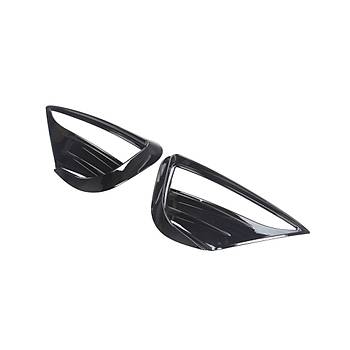 Tesla Model Y n Sis Lambas Ka Upgrade Geni Tip, 2 Adet Set Olarak, Parlak Siyah