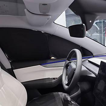 Tesla Juniper UV Korumal Gnelik Seti, 8 Adet Set Olarak, Siyah Renk