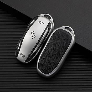 Tesla Model Y / Model 3 Anahtarlk ve Anahtar  Muhafaza Kab, Gm Renk