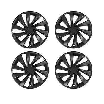 Tesla  Juniper ELARA Jant Kapa Seti 19 n, Mat Siyah Renk