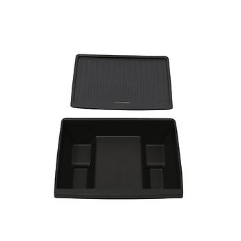 Tesla Juniper n Koltuk Arkasna Taklan Kapakl Saklama Alan, Siyah Renk