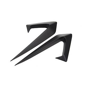 Tesla Juniper Yan Kamera �er�eve Kapa��, HW4.0, 2 Adet Set Olarak, Mat Siyah Renk