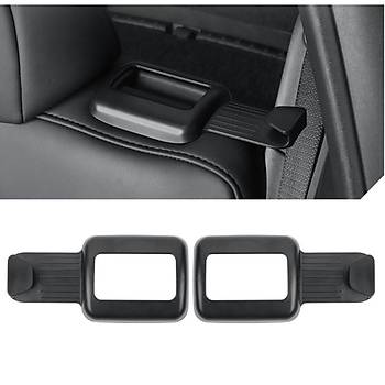 Tesla Model Y  Arka Koltuk Emniyet Kemeri Tutucusu Ask�s� 2 Adet Set, Siyah Renk