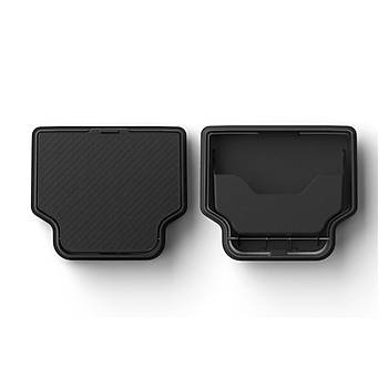 Tesla Juniper Kol Dayama Kapana Taklan Kapakl Dzenleyici, Siyah Renk