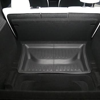 Tesla Juniper Arka Bagaj i Havuzlu Kauuk Paspas, Siyah Renk