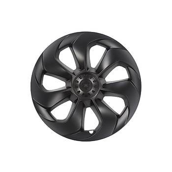 Tesla Model Y LARGE BLADE Jant Kapa Seti 19 n, Mat Siyah Renk (4 Adet Set Olarak Satlmaktadr.)