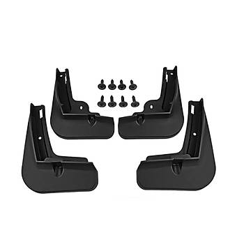 BYD Dolphin n ve Arka Paalk Seti, 4 Adet, Siyah Renk