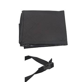 Tesla Model Y Evcil Dostlarmz in Bagaj Yzey Koruyucusu, Portatif ve Katlanabilir, Oxford Kuma, Siyah Renk