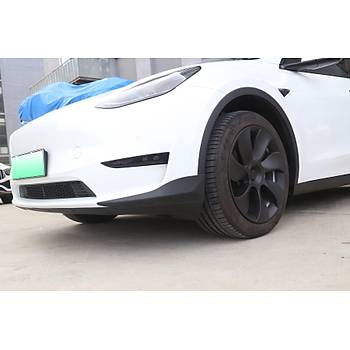 Tesla Model Y n Tampon Ke Koruyucu Bakaliti, 2 Adet Set Olarak, Siyah Renk
