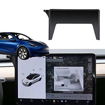 Tesla Model Y / Model 3 Ekran Arkasna Taklan Cep Telefonu Tutucusu, Siyah Renk