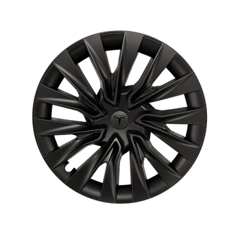 Tesla Model 3 SOUL Jant Kapa�� Seti 18 �n�, Mat Siyah Renk  (4 Adet Set Olarak Sat�lmaktad�r.)