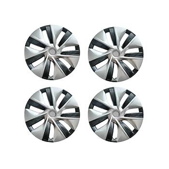 Tesla Model Y TWIN Simetri Jant Kapa Seti 19 n, Gm ve Koyu Gri Renk (4 Adet Set Olarak Satlmaktadr.)