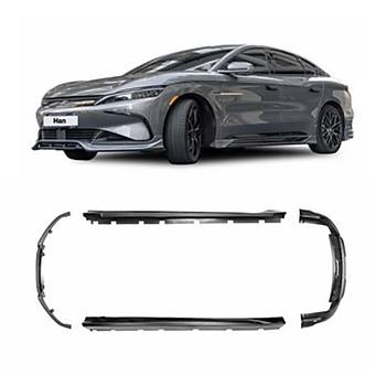 BYD HAN Body Kit, Body Kit, n Lip Arka Lip ve Yan Marbiyeller Set Olarak, Siyah Renk