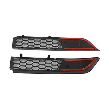 Tesla Juniper �n Tampon Ortas�na Tak�lan B�lmeli A��l�p Temizlenebilen Izgara,Siyah Renk