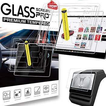 Tesla Juniper n ve Arka Ekran Koruyucu 2'li Set,  2.5D 0,33 MM Mavi Ik Koruyuculu