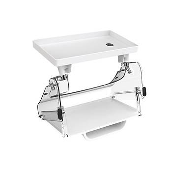 Tesla Model Y / Model 3 Ekran Alt�na Tak�lan Magnetik Ba�lant�l� D�zenleyici, Siyah veya Beyaz Renk