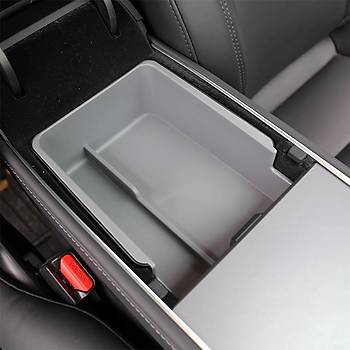 Tesla Model Y / Model 3 Kol Dayama  Dzenleyici  Siyah Gri ve Beyaz Renk Seenei le