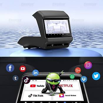 Tesla Model Y / Model 3  V3 7.5 n  6 GB RAM + 64GB ROM Android 11.0 7.5 Arka Akll Elence Sistem