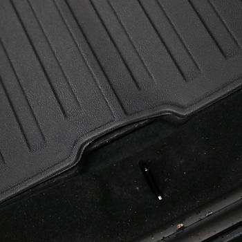 Tesla Juniper Arka Bagaj Havuzlu Kauuk Paspas, st Ksm, Siyah Renk Seenei le
