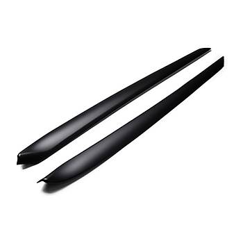Tesla Model Y / Model 3 n Kap Dekoratif Mat Siyah Kaplama, 2 Adet Set Olarak
