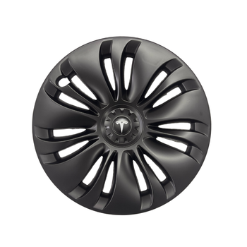 Tesla Model Y FLUX Jant Kapa Seti 19 n, Mat Siyah Renk (4 Adet Set Olarak Satlmaktadr.)