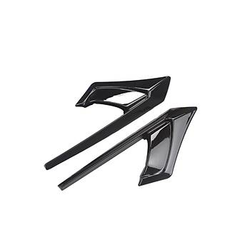 Tesla Model Y Yan Kamera Ka,2 Adet Set Olarak, Parlak Siyah Renk