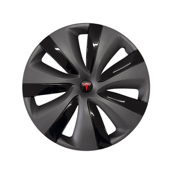 Tesla Model Y NOVA Jant Kapa Seti 19 n, Mat ve Piyano Parlak Siyah ki Renkli (4 Adet Set Olarak Satlmaktadr.)