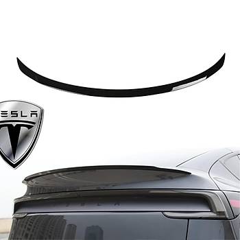 Tesla Juniper Arka Tampon Pro Tip Spoyleri, Parlak Siyah Renk