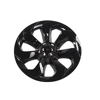 Tesla Model Y FUSION Jant Kapa Seti 19 n, Parlak Siyah Renk (4 Adet Set Olarak Satlmaktadr.)