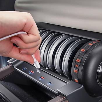 BYD ATTO 3 Hzl arj ve Data Aktarm Portu, Siyah