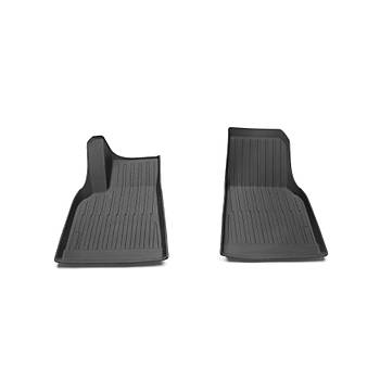 Tesla Model Y Paspas Takm n ve Arka Set Olarak izgili Desenli, Siyah Renk