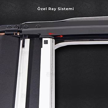 Tesla Model Y Elektrikli Otomatik A��l�p Kapanan Tavan Perdesi Sunroof , Ara� �� D��emesi �le Renk Se�ene
