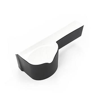 Tesla Model Y / Model 3 n Gs Bardak ve Telefon Tutucu Beyaz ve Gri Renk Seenei le