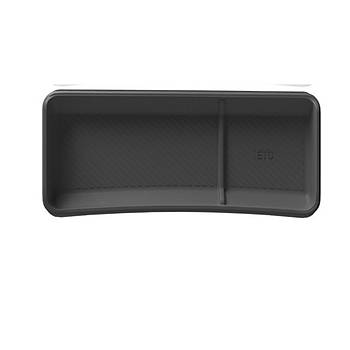 Tesla Juniper Ekran Arkasna Taklan Silikon Dzenleyici, ki Blmeli, Siyah Renk