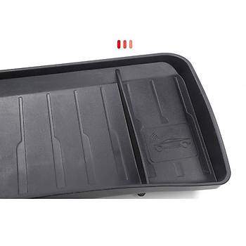 Tesla Model Y / Model 3 Mknats Tutuculu Ekran Arkasna Taklan Dzenleyici, Siyah Renk