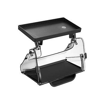 Tesla Model Y / Model 3 Ekran Alt�na Tak�lan Magnetik Ba�lant�l� D�zenleyici, Siyah veya Beyaz Renk