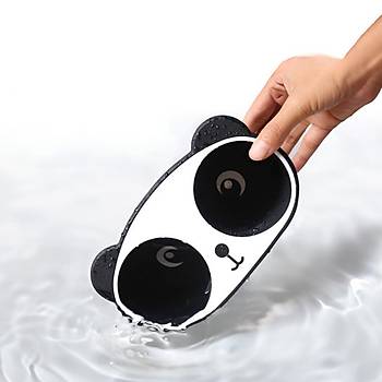 Tesla Model Y / Model 3 Orta Konsol  Panda Silikon Bardak Tutucu, Siyah Beyaz Renk