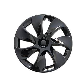 Tesla Model Y RADIANT Jant Kapa Seti 19 n, Parlak Siyah Renk Seenei le