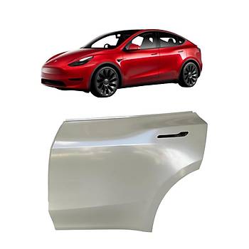 Tesla Model Y  Arka Kap Paneli, Sol, Ara Rengine Boyanacaktr