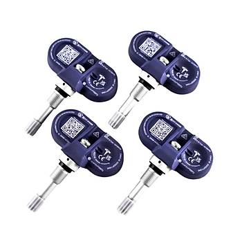 Tesla Model Y / Model 3 Orijinal Bluetooth Lastik Basnc Sensr (TPS), 4 Adet Set, Mavi Renk