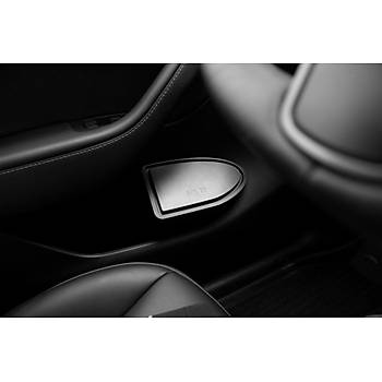 Tesla Model Y n Kaplar iin p Kutusu, 2 Adet Set, Mat Siyah