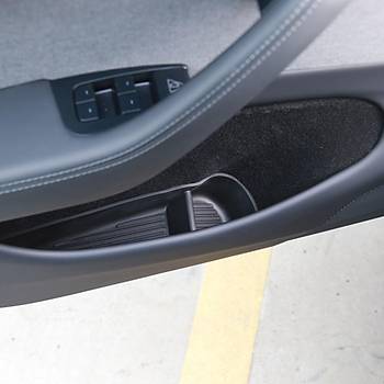 Tesla Juniper Kapya Taklan Geni Dzenleyici 4'l Set, Siyah Renk